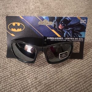 DC Batman Kids Sunglasses — Black with Silver Accents